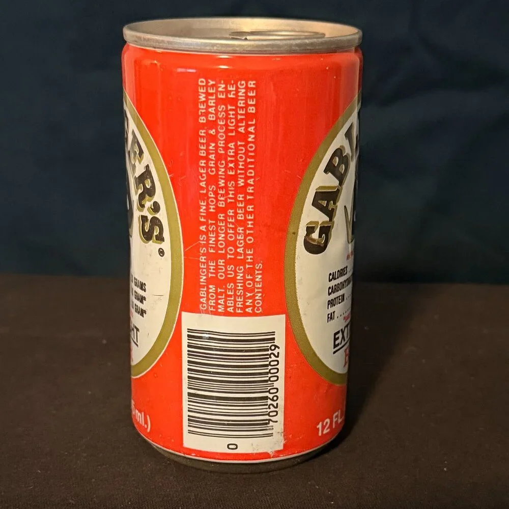 Gablinger's Extra Light Vintage Beer cans - Set of three